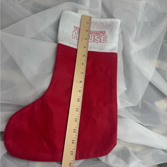 Red Holiday Stocking - Picture 2 of 2